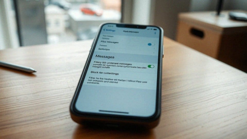 Jak zmienić ustawienia aplikacji Wiadomości, aby zablokować spam?
